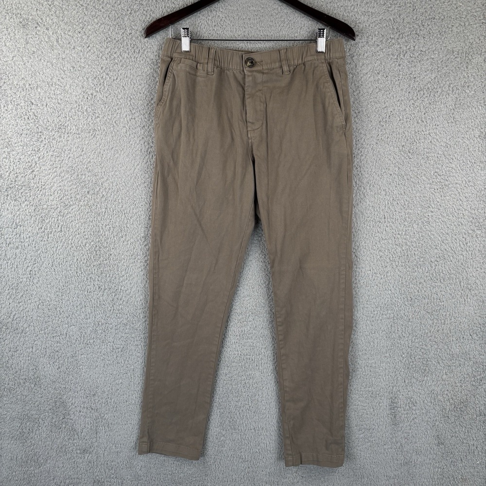 Cove USA Chino Pants Mens 30x32 (Fits 30x30) Beige Khaki Stretch Casual Comfort